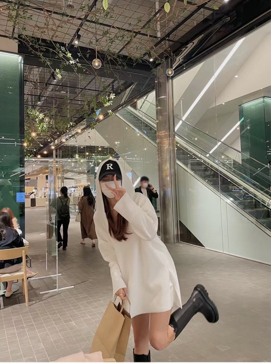 有帽衛衣 + 短褲套裝SET ( 五色 )