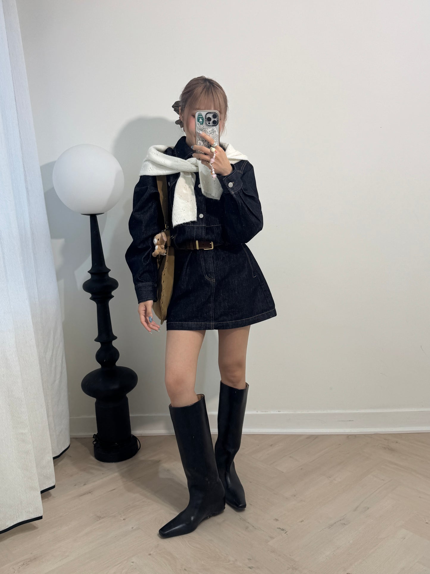 原色牛仔連衣裙 ( S/M )