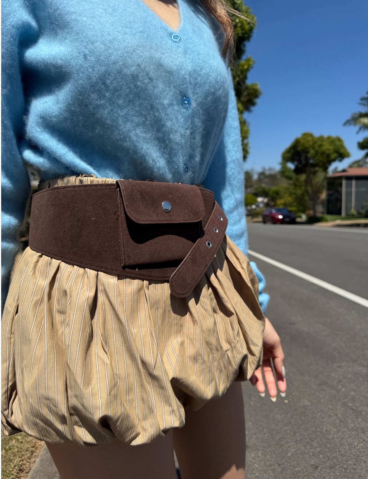 麂布大袋 BELT BAG皮帶