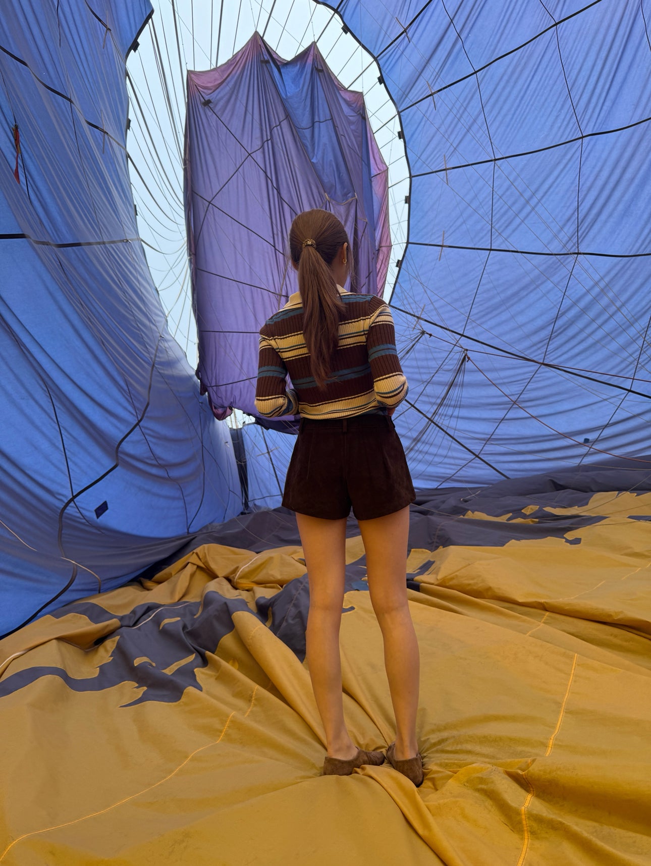 啡色金釘麂布有BELT短褲 ( S/M/L )