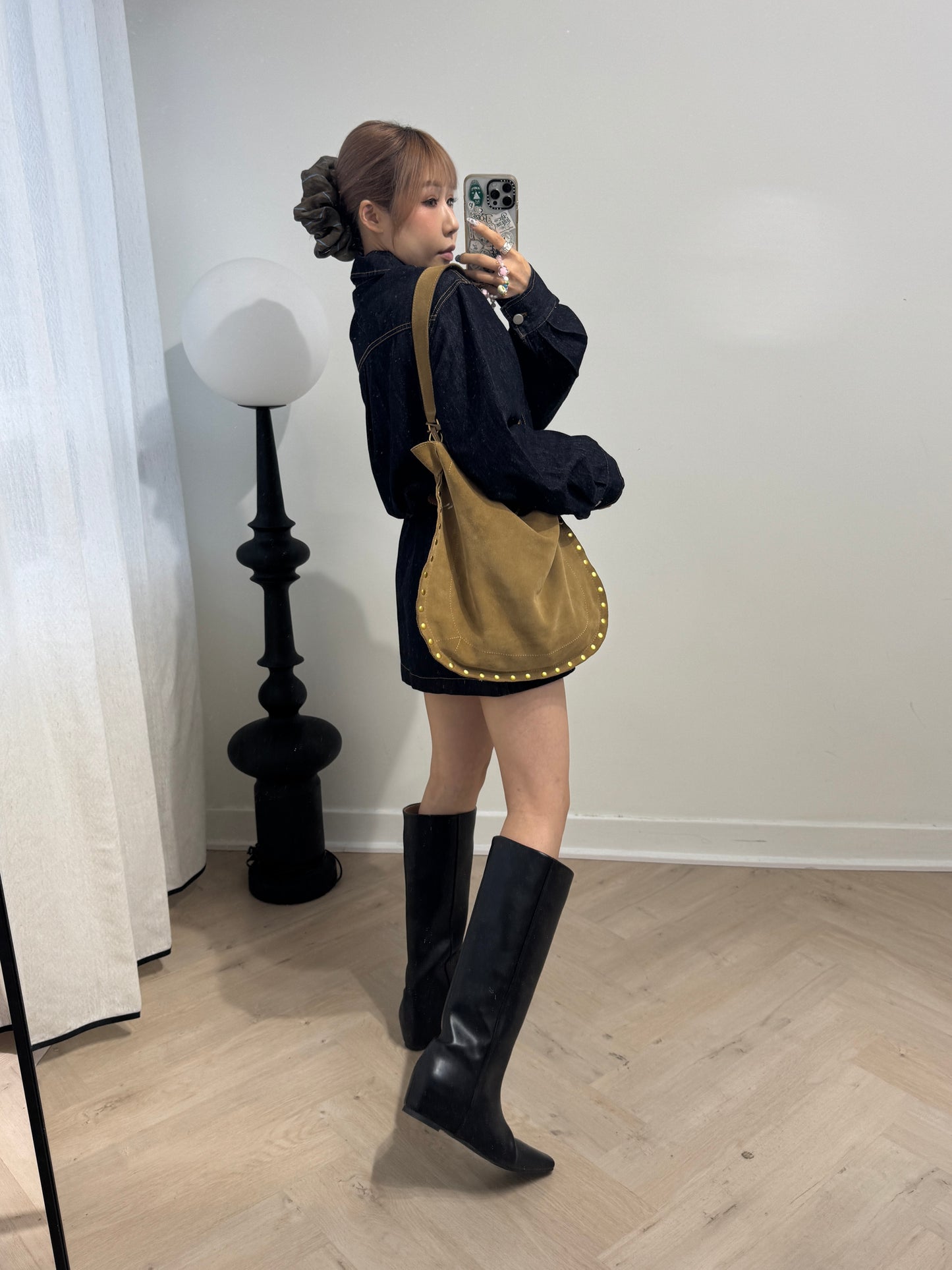 原色牛仔連衣裙 ( S/M )