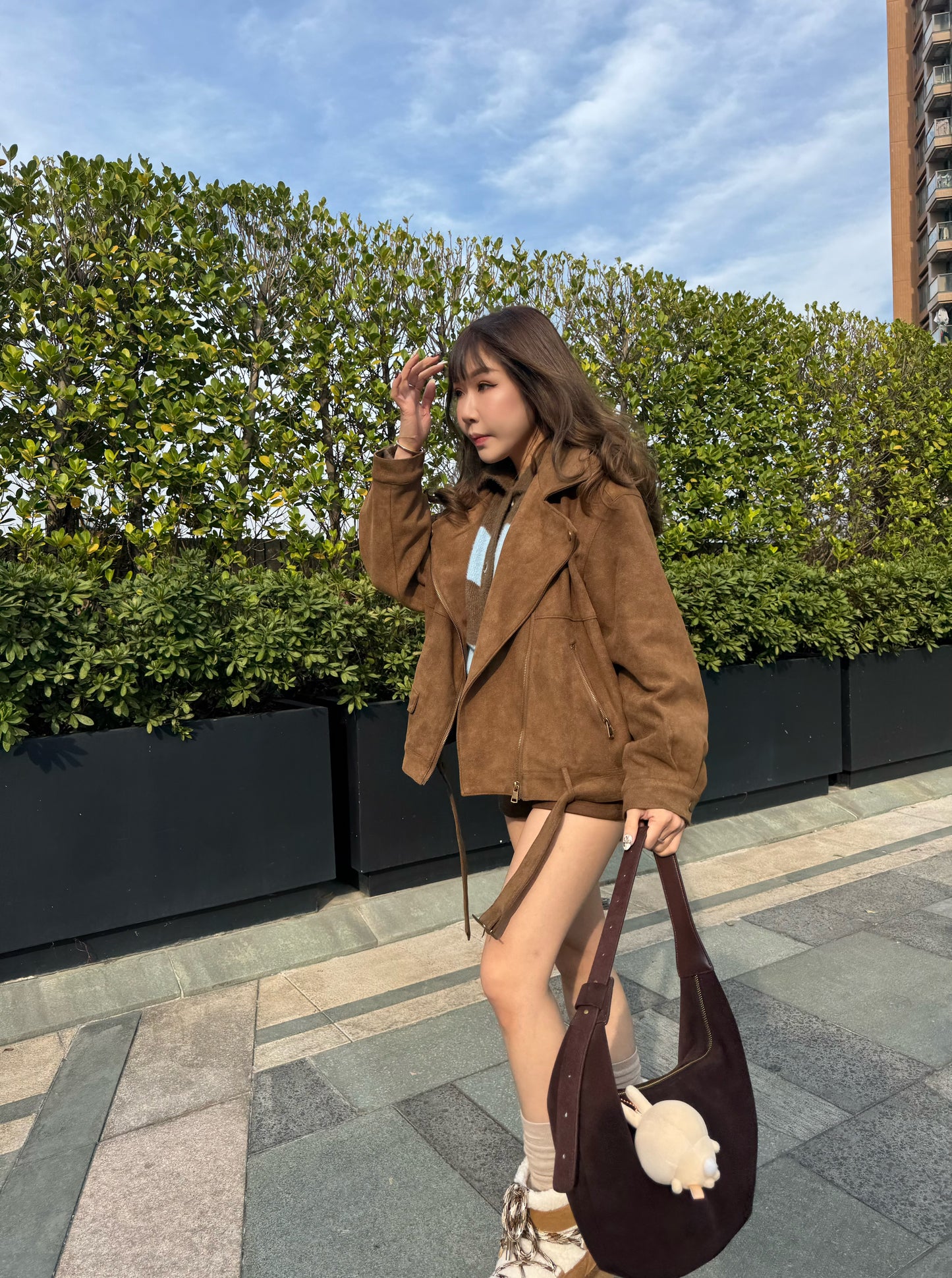 JENNIE同款韓國牌間條POLO