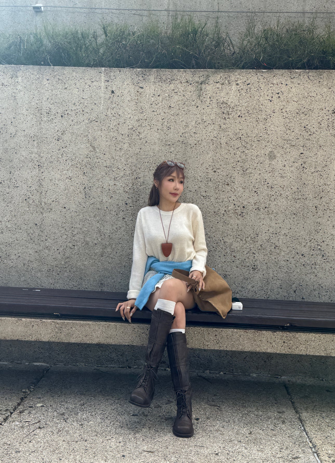 三間幼BELT長BOOT ( 啡/黑 )