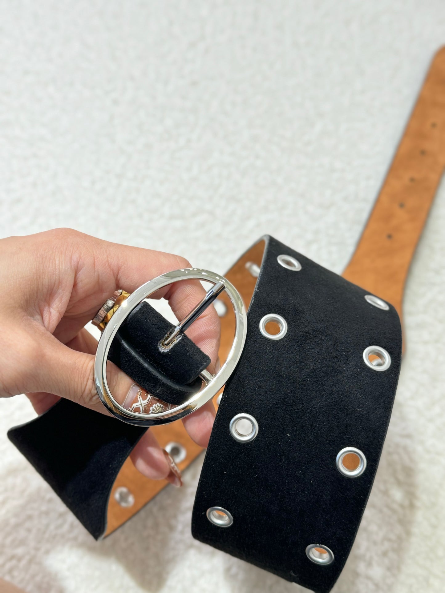 雙排細圈粗BELT ( 黑/深啡 )