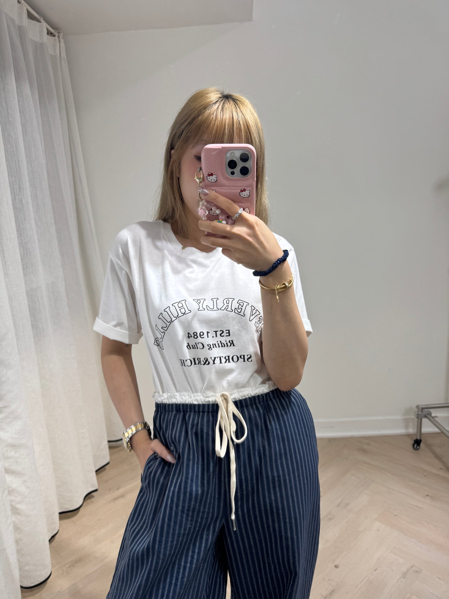 BEVERLY HILLS TEE ( 粉/黃/藍/白 )