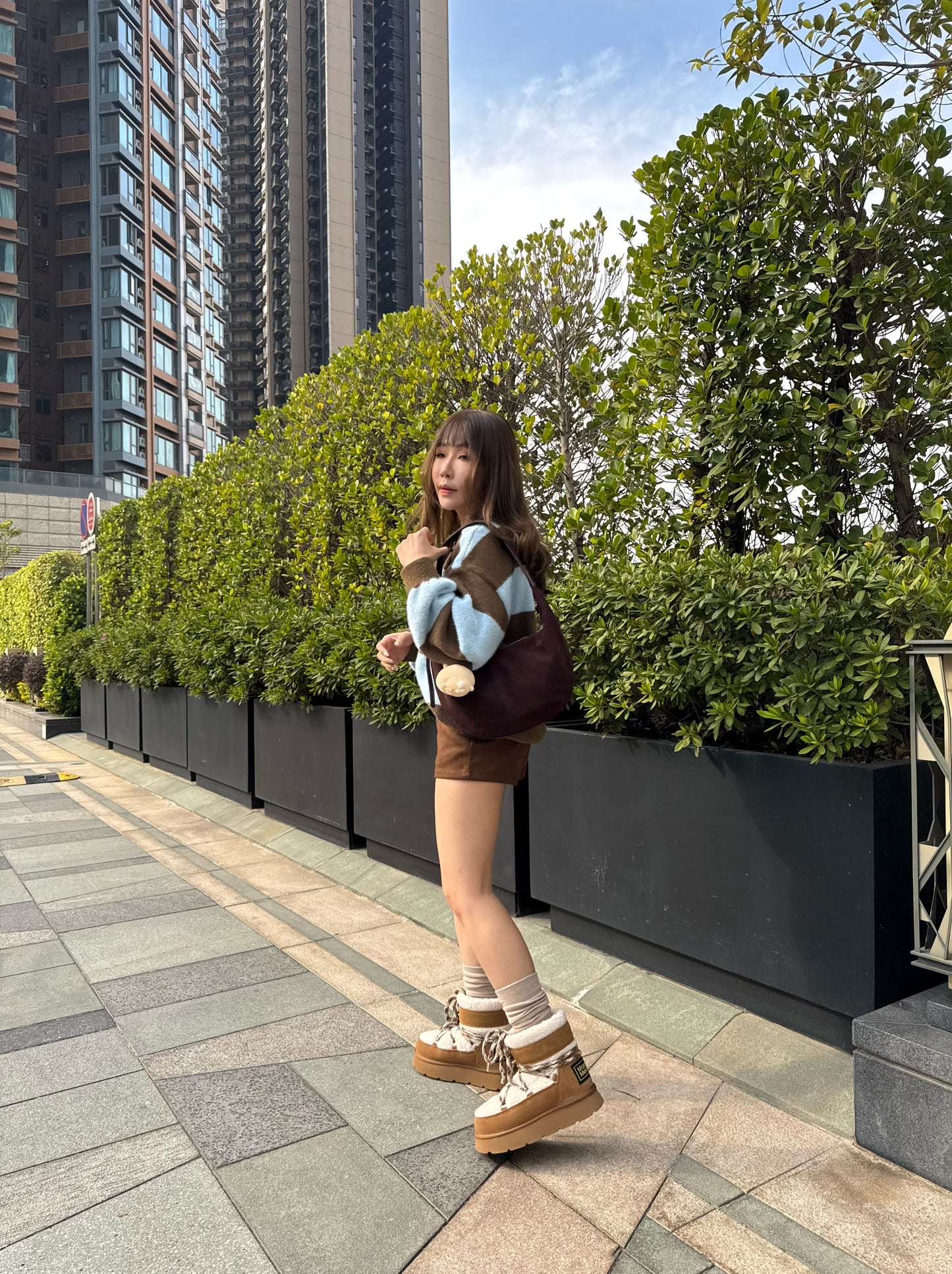 JENNIE同款韓國牌間條POLO