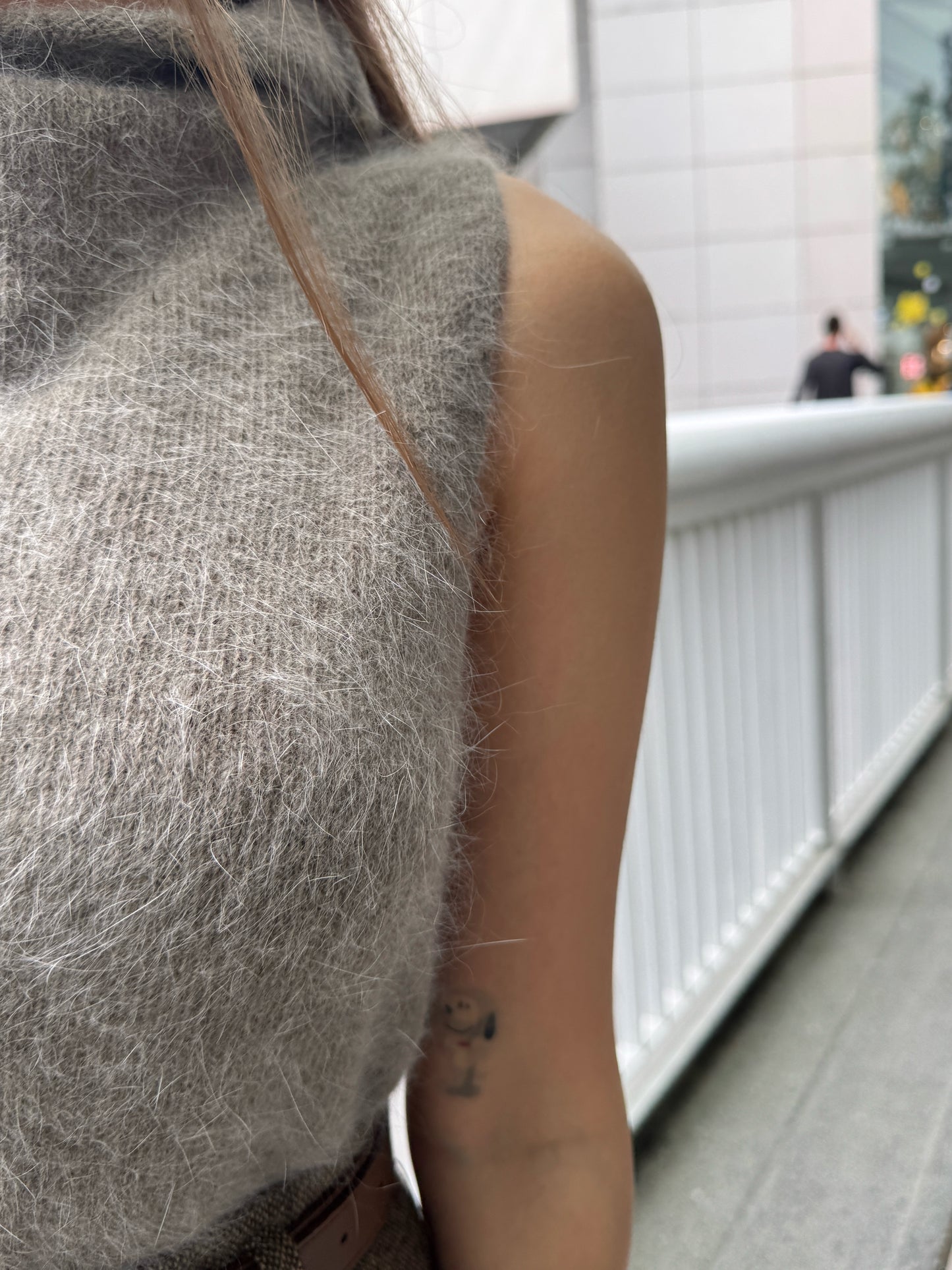 羊毛堆堆企領上衣 ( 白/杏/酒紅 )