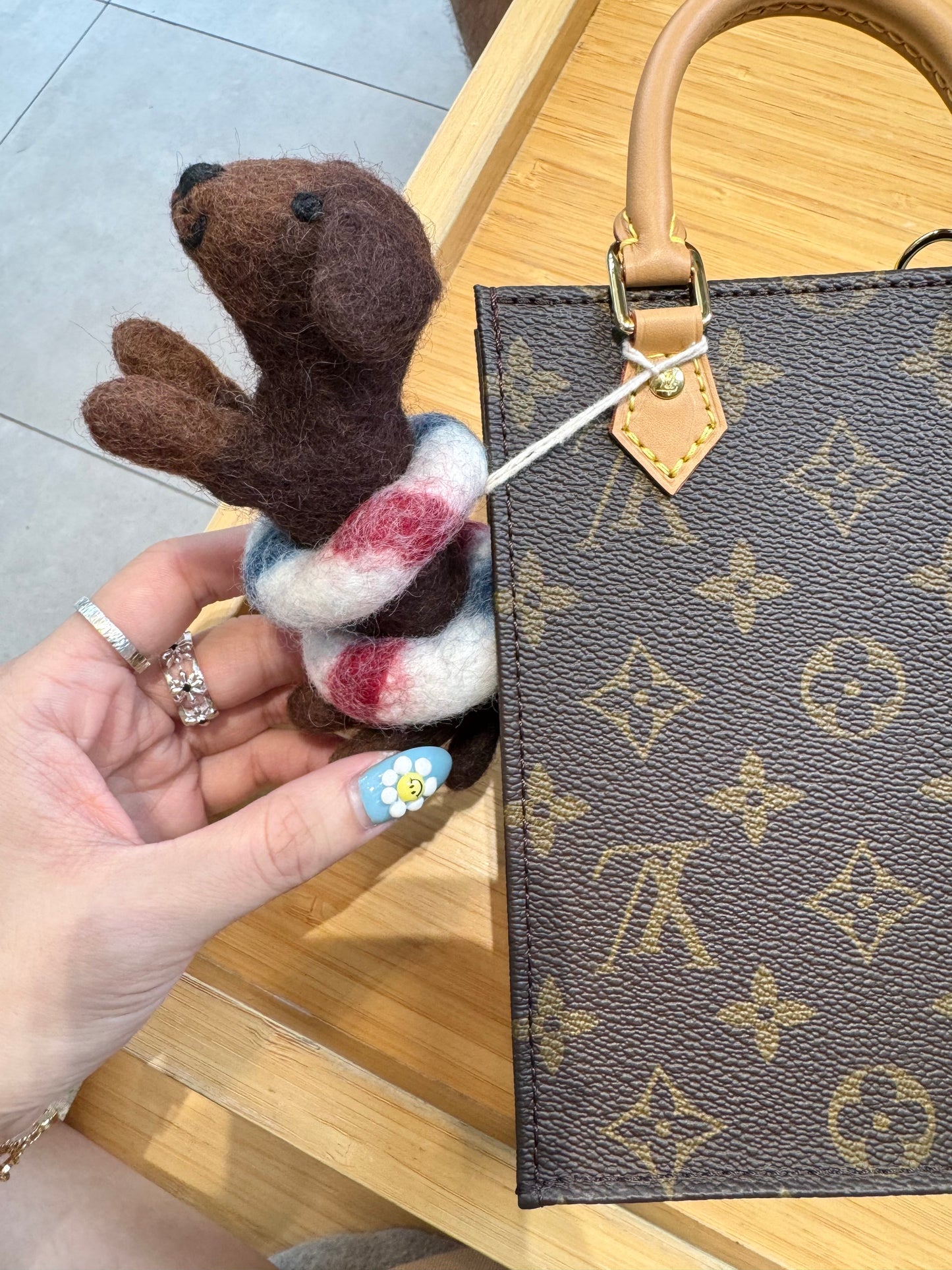 人手針氈臘腸狗救生圈匙扣