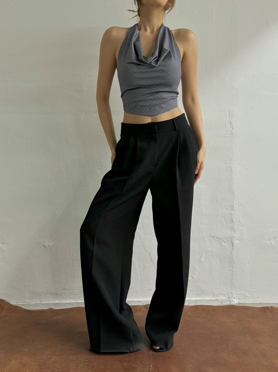 垂領掛頸背心 ( 四色 )