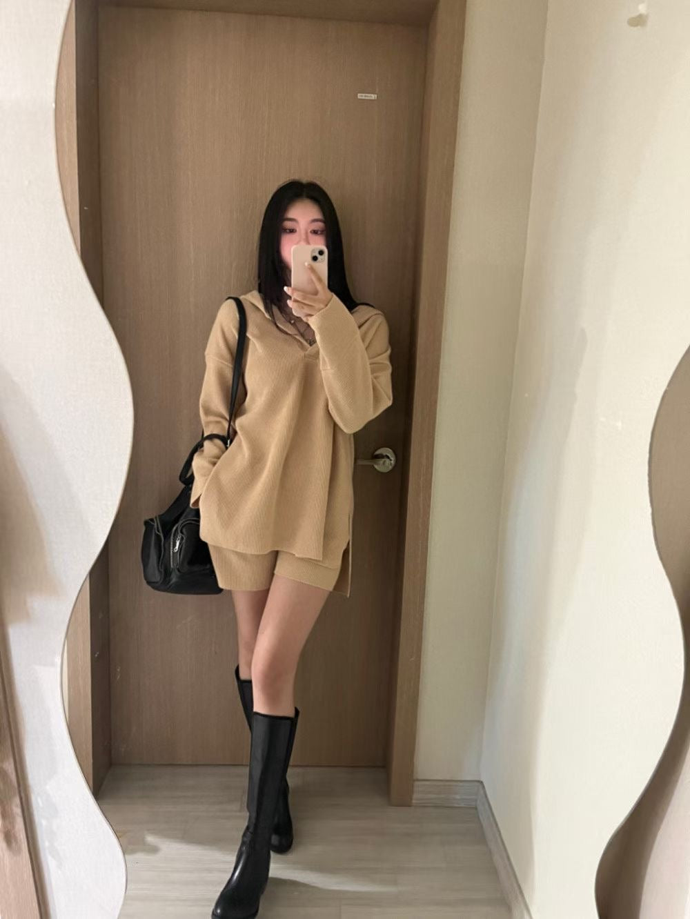 有帽衛衣 + 短褲套裝SET ( 五色 )