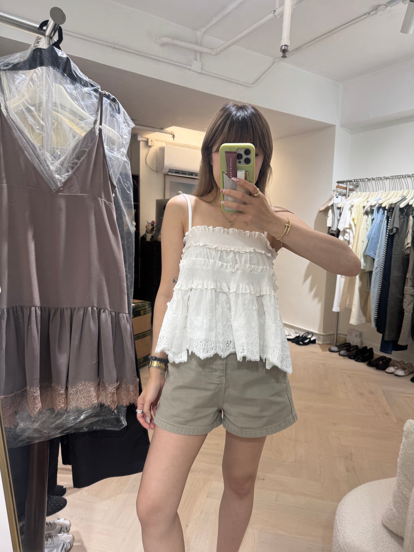 Zimmermann style鈎花蛋糕背心 ( 藍/白 )