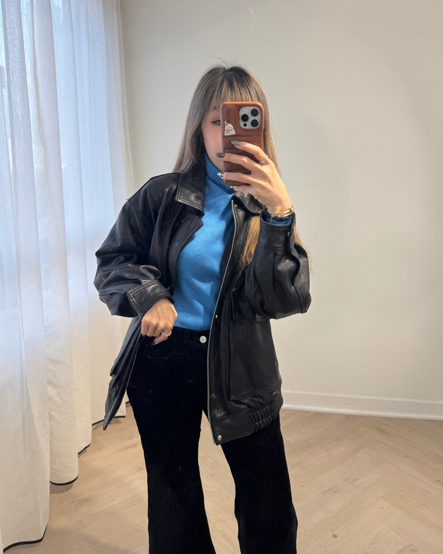 無縫樽領上衣 ( 黑/白/灰/藍 )