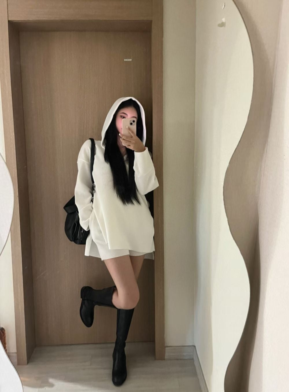 有帽衛衣 + 短褲套裝SET ( 五色 )