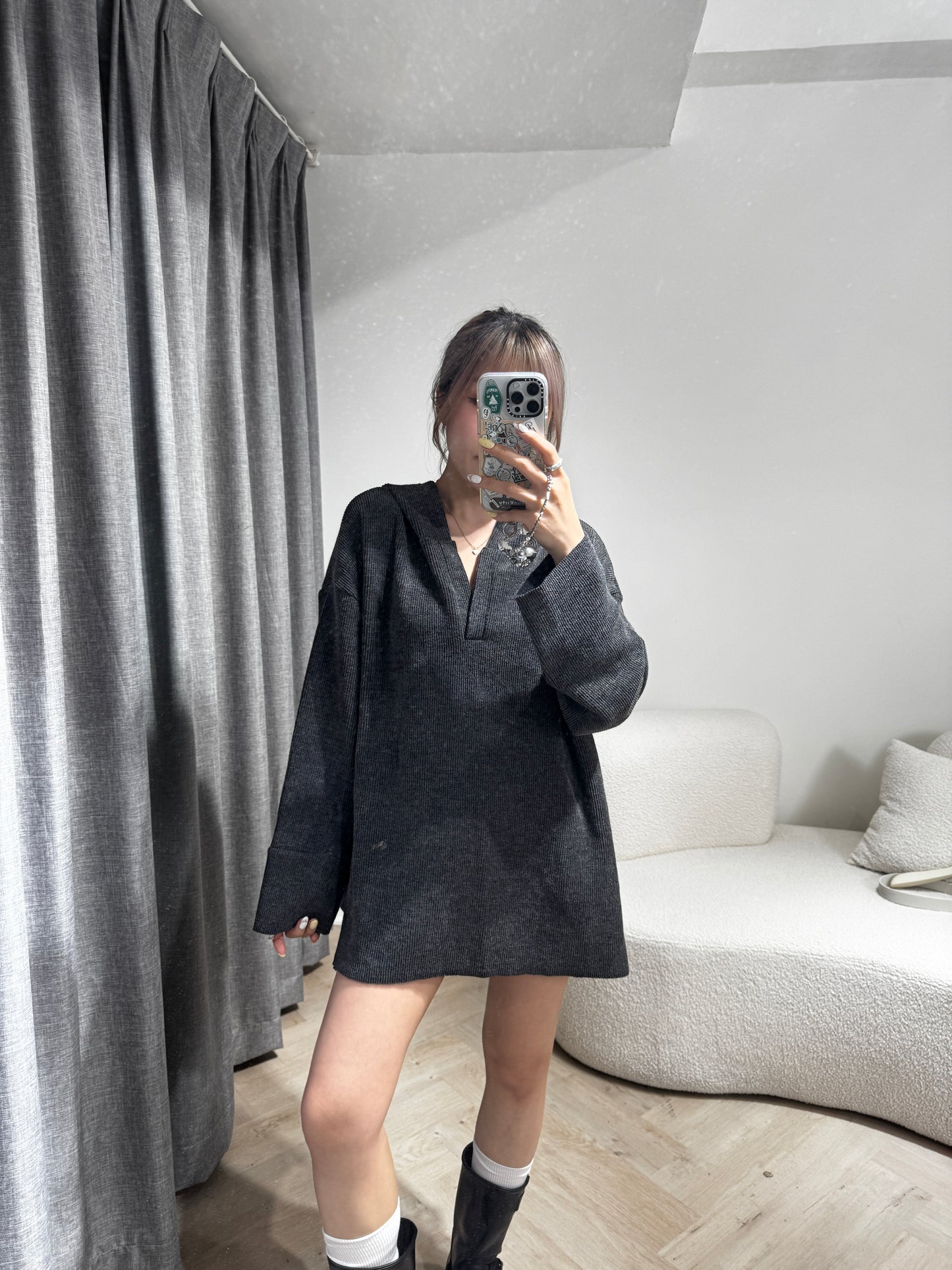 有帽衛衣 + 短褲套裝SET ( 五色 )